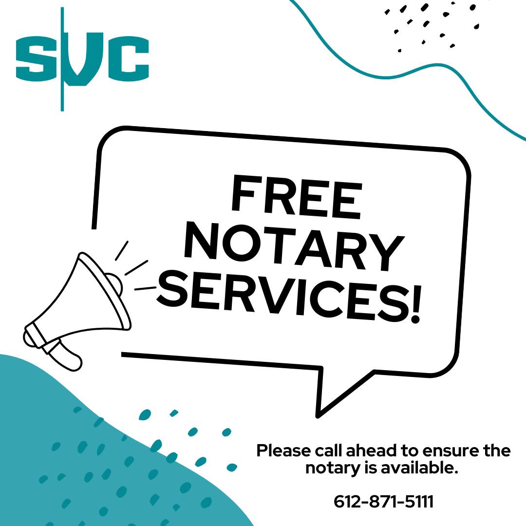 Free notary services!